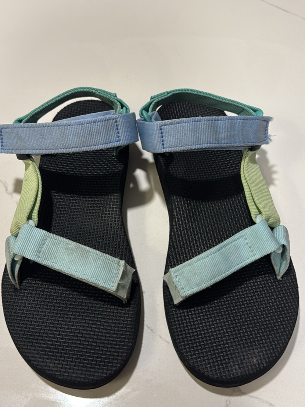Teva Women's Pastel Sport Sandals - Light Blue & Mint Green